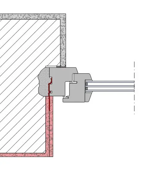 Detail Luftdichtheitsebene Fensterlaibung